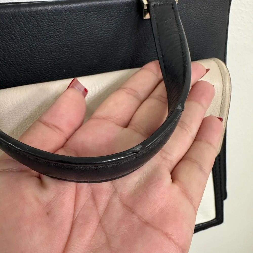 Kate Spade Color Block Satchel storybook lining